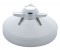 Stainless Steel 7 1/2" Rear Hub Cap W/ 3 Bar Straight Spinner