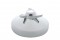 Stainless Steel 7 1/2" Rear Hub Cap W/ 3 Bar Left Spinner