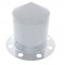 Stainless Steel Pointed Rear 3Pc. Axle Cover - 8 Holes Uni-Mount Ring