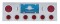 Stainless Steel Rear Center Light Panel W/ 4" & 2 1/2" Led Lights