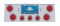 Stainless Steel Rear Panel W/4+3 Round Lights W/ Visor