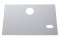 Stainless Steel Early Peterbilt Glove Box Cover W/Oval Logo Cutout