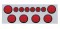 Stainless Steel Rear Center Light Panel W/ Six 4