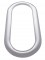 Stainless Steel Peterbilt Oval Window Trim