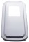 (Skpk) Stainless Steel Peterbilt Shift Plate Cover - Short Hood
