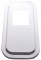(Skpk) Stainless Steel Peterbilt Shift Plate Cover - 5 3/4" X 4 3/4" Opening