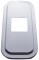 Stainless Steel Peterbilt Shift Plate Cover - 4 7/8" X 4 13/16" Opening