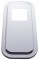 (Skpk) Stainless Steel Peterbilt Shift Plate Cover - 4 3/4" X 4 3/4" Opening
