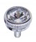 Chrome 5Mm C.B. Mounting Bolt W/ Diam0Nd - Clear