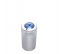 (2/Card) Chrome C.B. Knob W/ Diamond - Blue