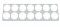 *Disc.*Stainless Steel 2006+ Kenworth Right Gauge Panel Trim - 14 Opening