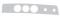 (Skpk) Stainless Steel 2006+ Kenworth A/C Panel Trim