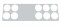 (Skpk) Stainless Steel 2006+ Kenworth Right Gauge Panel Trim - 10 Opening