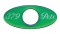 (2/Card) Glossy Peterbilt "379" Key Hole Guard - Green