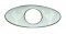 (2/Card) Glossy Chicken Key Hole Guard - Silver