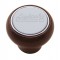 Wood Deluxe Dash Knob W/ Stainless Steel "Lighter" Plaque