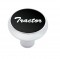 Chrome Deluxe Air Valve Knob W/ Aluminum "Tractor" Sticker - Black