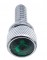 (14/Card) Chrome Peterbilt Dash Screws W/ Diamond - Green
