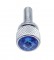 Chrome Kenworth Dash Short Screws W/ Diamond - Blue