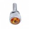 Chrome Kenworth Dash Short Screws W/ Diamond - Amber