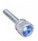 Chrome Kenworth Dash Long Screws W/ Diamond - Blue