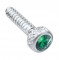 (2/Card) Chrome Freightliner Short Dash Screw W/ D