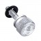 (6/Card) Chrome Peterbilt Dash Screw W/ Diamond - Clear