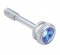 (5 /Card) Chrome Peterbilt 357 Dash Screw W/ Diamond - Blue