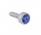 Chrome Kenworth Upper Dash Screw W/ Diamond - Blue