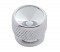 (4/Card) Chrome Bolt Head - Indented