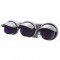 Chrome Housing W/ 3 Mini Auxiliary Incandescent Light W/ Stainless Steel Visor - Purple
