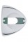 Chrome Plastic Headlight Turn Signal Cover W/ Rectangular Light Cutout