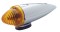 Chrome Plastic Torpedo Incandescent Cab Light - Amber