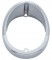 Chrome Plastic Cab Light Bezel W/ Vertical Visor