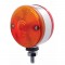 *Closeout* Light Duty Chrome Die Cast 3" Double Face Incandescent Light - Single Contact Bulb