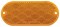 4 5/16" X 1 7/8" Oval Quick Mount Reflector - Amber