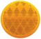 3" Round Quick Mount Reflector - Amber