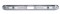 Chrome Plastic 10 Led 9" Light Bar Bezel