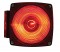 Incandescent 2" Stud-Mount Combination S/T/T Light W/ License Light - Red