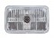 165Mm Crystal Rectangular Headlight (High & Low Beam) - 9007