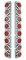 (2/Bulk) Stainless Steel Peterbilt 16 Light Cutout Rear Air Cleaner Light Brakcet W/ 2" Incandescent Flat Light W/ Ss Bezel - Red