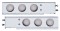 (2/Bulk) Chrome Spring Loaded Rear Led Light Bar - 2 1/2" Bolt Pattern