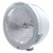 Stainless Steel "Bullet" Half-Moon Peterbilt 6014 Sealed Beam Headlight W/ 4 Amber Led Signal Light - Clear Lens
