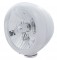 Chrome Classic "Guide" Headlight - Crystal H4 Halogen Bulb