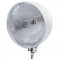 Stainless Steel Motorcycle "Rebel" Headlight W/ 7" Round Headlight Bulb - H6024 Halogen
