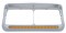 Cr Pl Rect Headlight Bezel W/ Visor W/ 14 Amb Led 12" Sequential Light Bar W/ Amb Lens - Driver Side/Left To Right