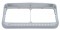 Cr Pl Rect Headlight Bezel W/ Visor W/ 14 Amb Led 12" Sequential Light Bar W/ Clr Lens - Driver Side/Left To Right