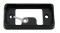 Black Mounting Bracket For 1 Bulb Small Rectangular Clearance/Marker Light