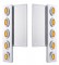 (2/Bulk) S.S. Freightliner 10 Led Cutout Air Clean
