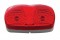Incandescent Tiger Eye Crystal Clearance/Marker Light - Red